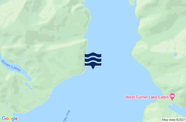 0.2 mile off Flat Point, United Statesの潮見表地図