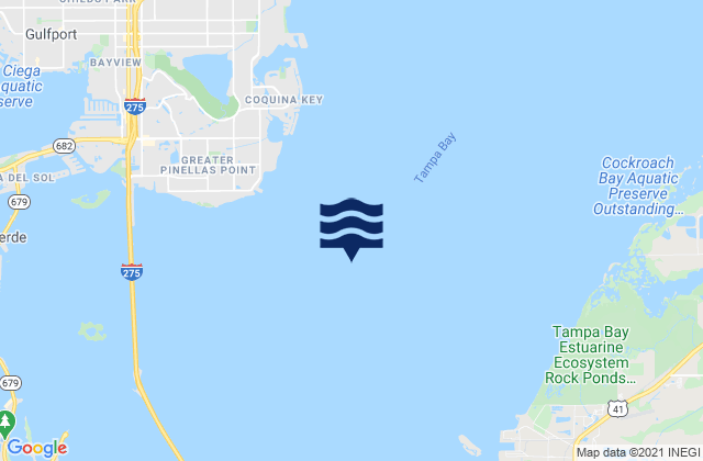 1.9 miles SE of, United Statesの潮見表地図