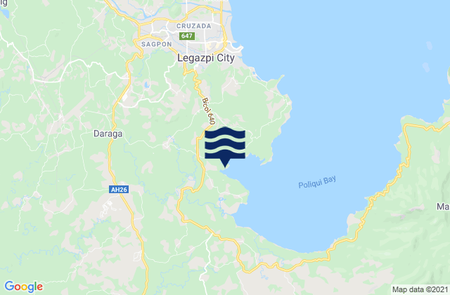 Aanislag, Philippinesの潮見表地図