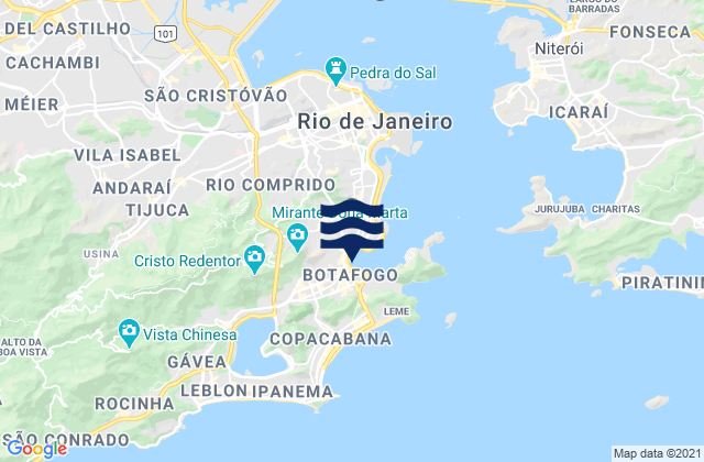 Abacateiro, Brazilの潮見表地図