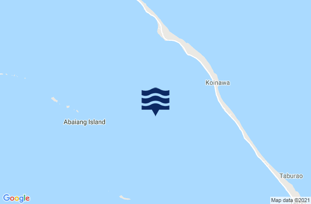 Abaiang, Kiribatiの潮見表地図