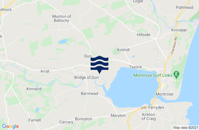 Aberdeenshire, United Kingdomの潮見表地図