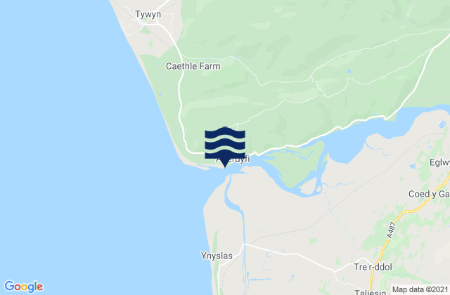Aberdovey, United Kingdomの潮見表地図