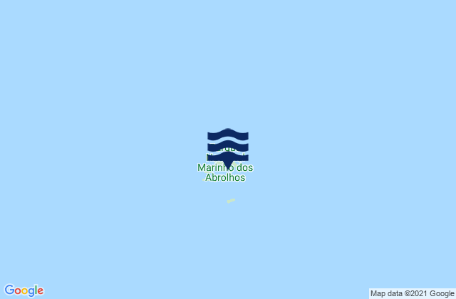 Abrolhos Anchorage, Brazilの潮見表地図