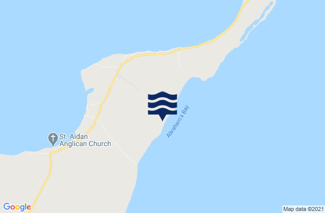 Acklins Island District, Bahamasの潮見表地図