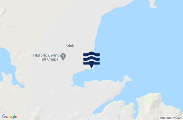 Adak Island, United Statesの潮見表地図