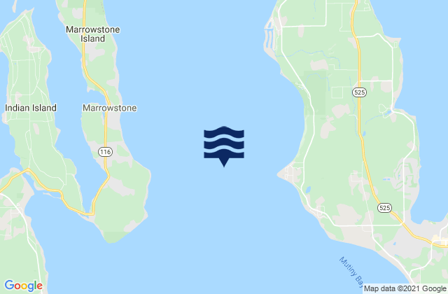 Admiralty Inlet (off Bush Point), United Statesの潮見表地図