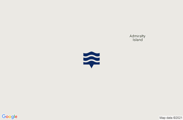 Admiralty Island, Canadaの潮見表地図