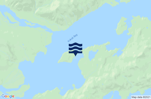 Aguchik Island (Kukak Bay), United Statesの潮見表地図