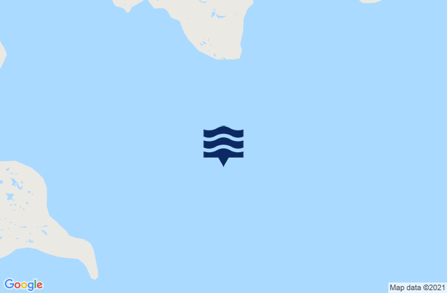 Agvik Islet, Canadaの潮見表地図