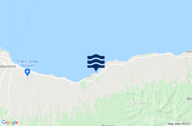 Aibura, Indonesiaの潮見表地図