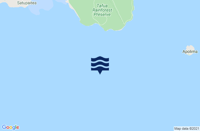 Aiga-i-le-Tai, Samoaの潮見表地図
