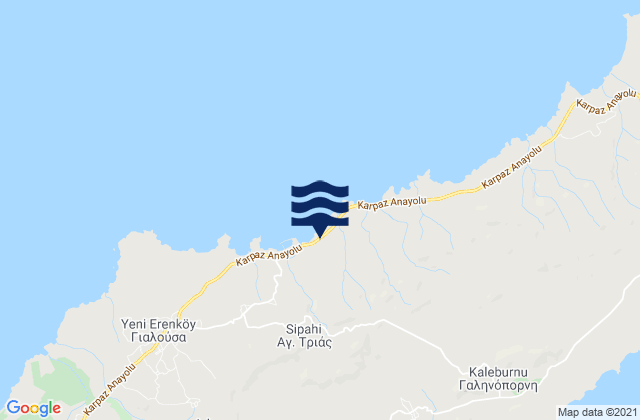 Aigialoúsa, Cyprusの潮見表地図