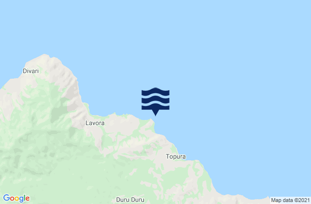 Aigura Point, Papua New Guineaの潮見表地図