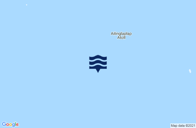 Ailinglaplap Atoll, Marshall Islandsの潮見表地図