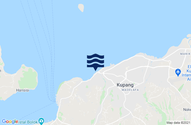 Airmata, Indonesiaの潮見表地図