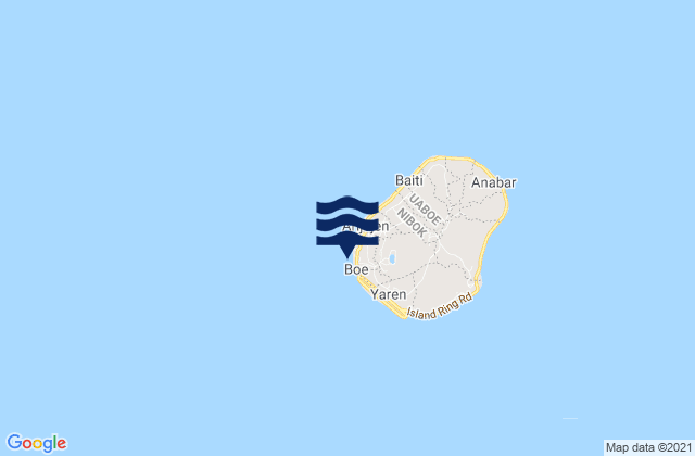 Aiwo District, Nauruの潮見表地図
