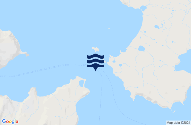 Akun Strait, United Statesの潮見表地図