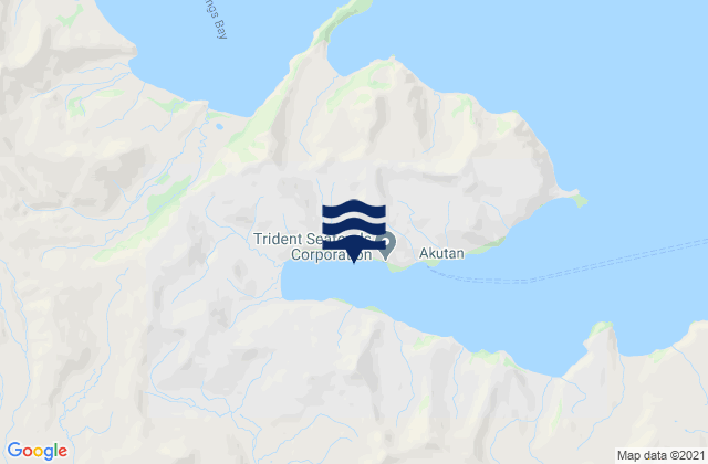 Akutan Harbor, United Statesの潮見表地図