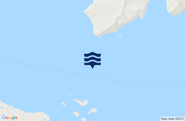Akutan Pass, United Statesの潮見表地図