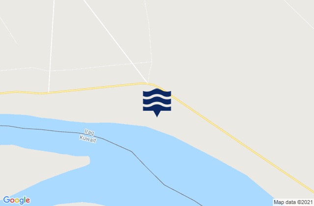 Al-Faw District, Iraqの潮見表地図