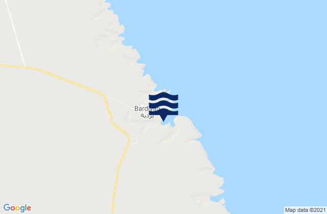 Al Bardīyah, Libyaの潮見表地図