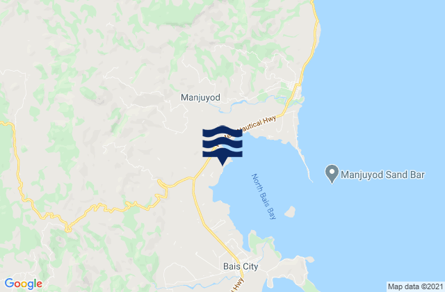 Alangilanan, Philippinesの潮見表地図