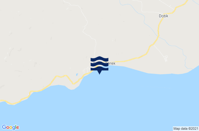 Alas, Timor Lesteの潮見表地図