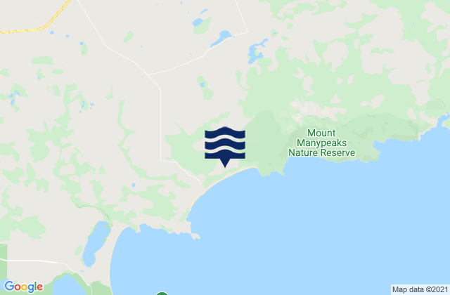 Albany, Australiaの潮見表地図