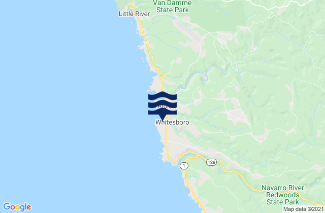 Albion, United Statesの潮見表地図
