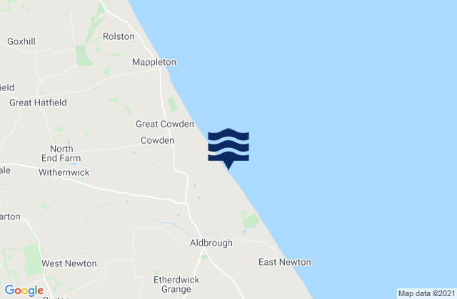 Aldbrough, United Kingdomの潮見表地図