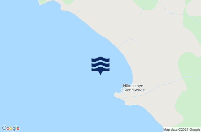 Aleutskiy Rayon, Russiaの潮見表地図