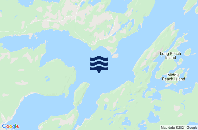 Alexander Bay, Canadaの潮見表地図