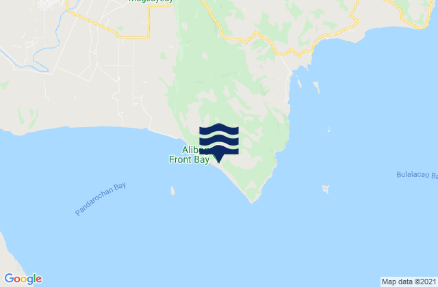 Alibug, Philippinesの潮見表地図