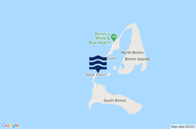 Alice Town, Bahamasの潮見表地図