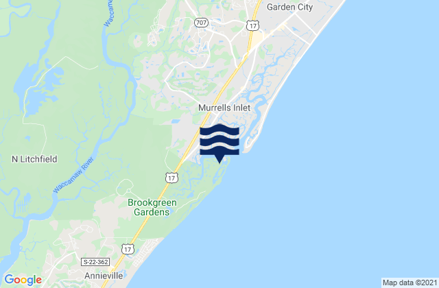Allston Creek, United Statesの潮見表地図