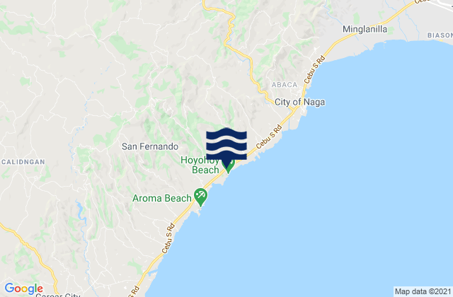 Alpaco, Philippinesの潮見表地図