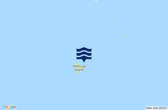 Althorpe Island, Australiaの潮見表地図