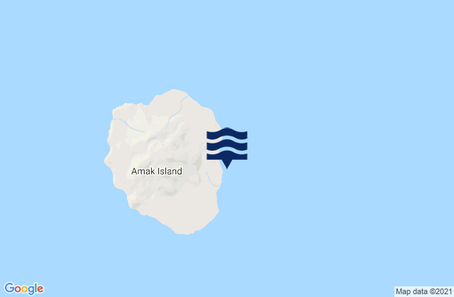 Amak Island, United Statesの潮見表地図