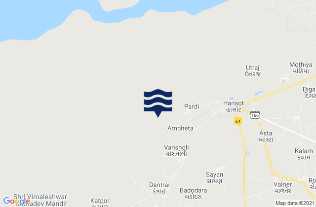 Ambheta, Indiaの潮見表地図