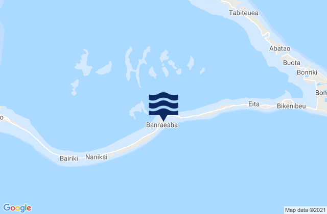 Ambo Village, Kiribatiの潮見表地図