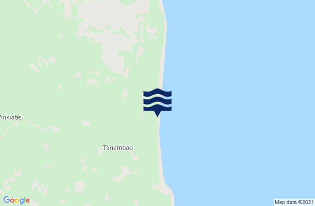 Ambohitralanana, Madagascarの潮見表地図