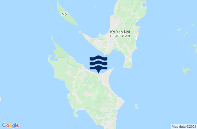 Amphoe Ko Yao, Thailandの潮見表地図