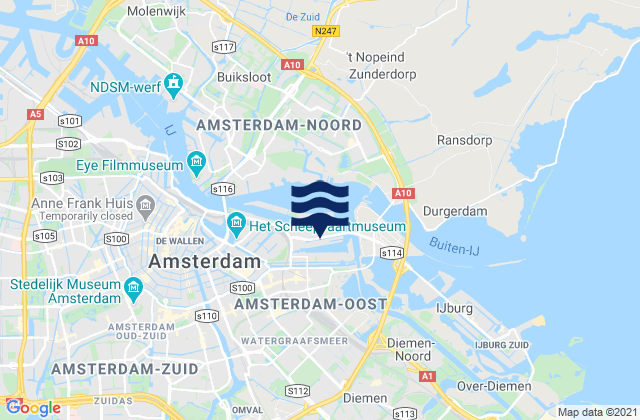 Amstelkwartierhaven, Netherlandsの潮見表地図
