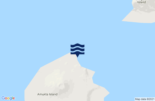 Amukta Island (North Side), United Statesの潮見表地図