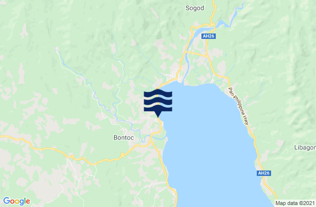 Anahawan, Philippinesの潮見表地図