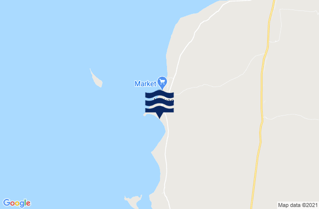 Anakao, Madagascarの潮見表地図
