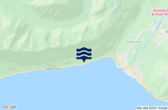 Anchorage Municipality, United Statesの潮見表地図