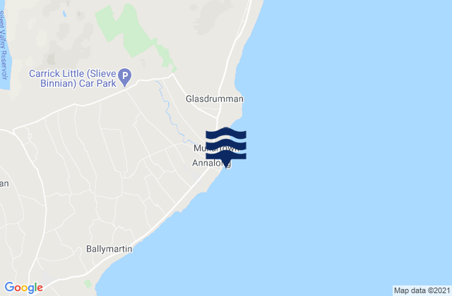 Annalong, United Kingdomの潮見表地図