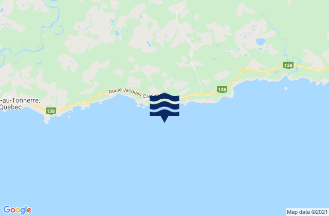 Anse au Caplan, Canadaの潮見表地図